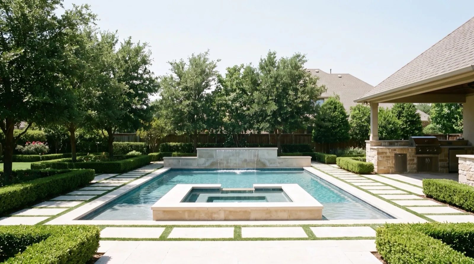Award-winning residential landscape by Matt W. Stevens