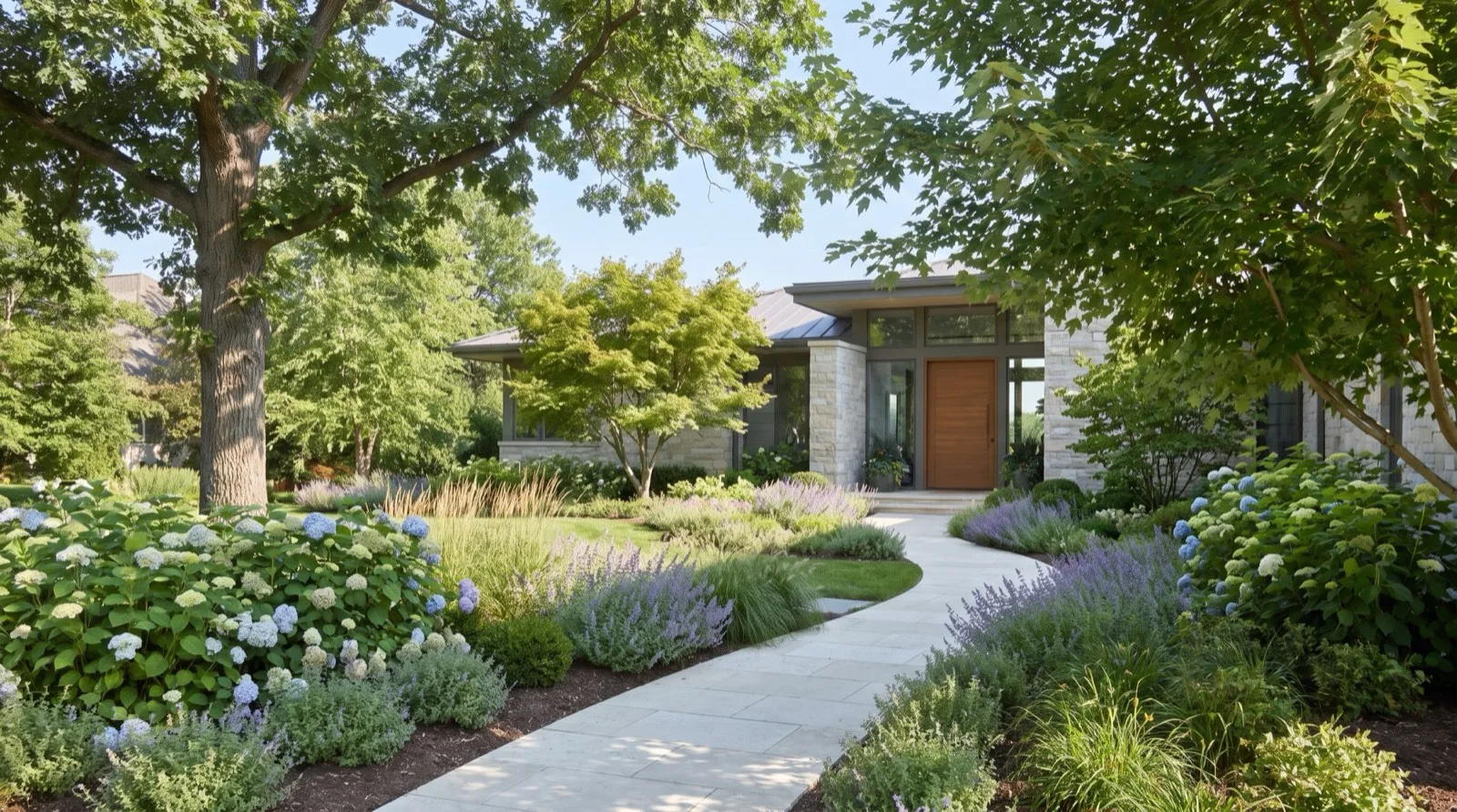 Award-winning residential landscape by Matt W. Stevens