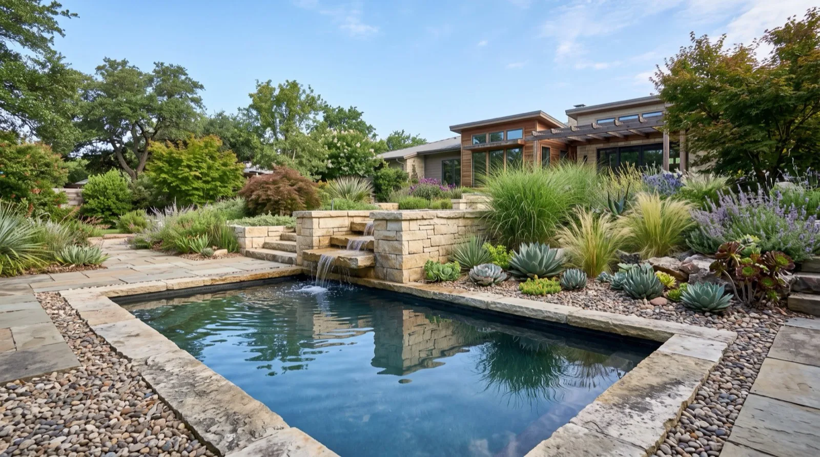 Award-winning residential landscape by Matt W. Stevens